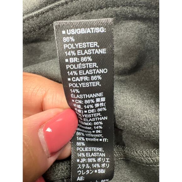 Core 10 Women's Medium Green High Waist 7/8 Crop Yoga Legging Activewear Pants - Picture 7 of 8